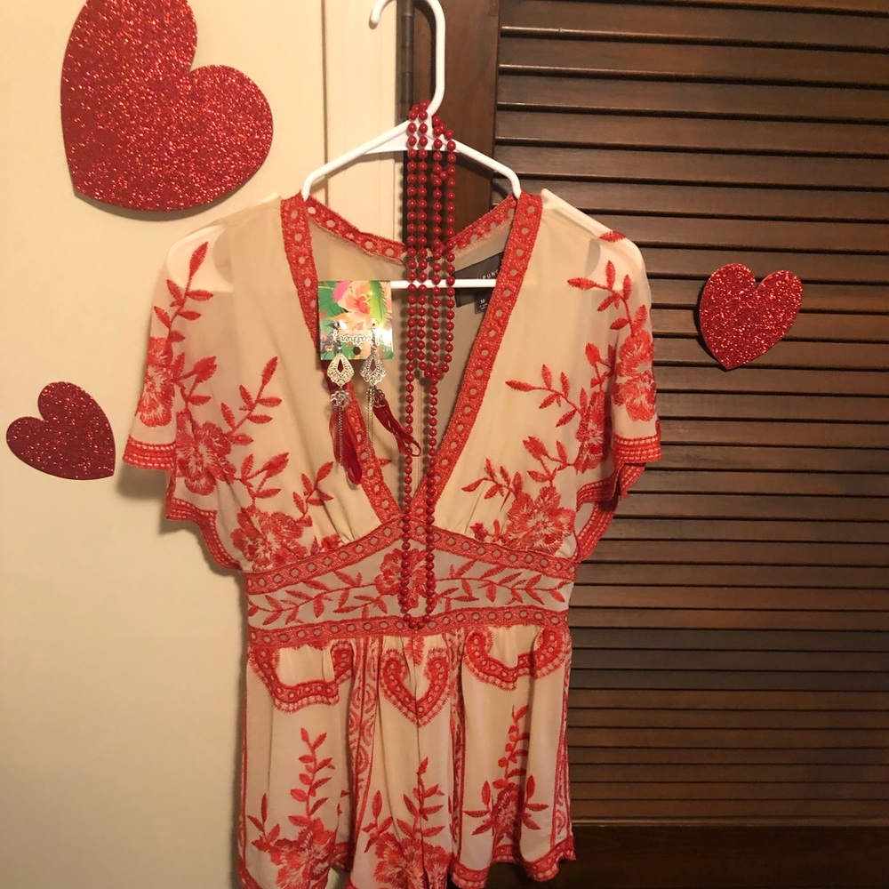 Romper size medium and shoes size 71/2